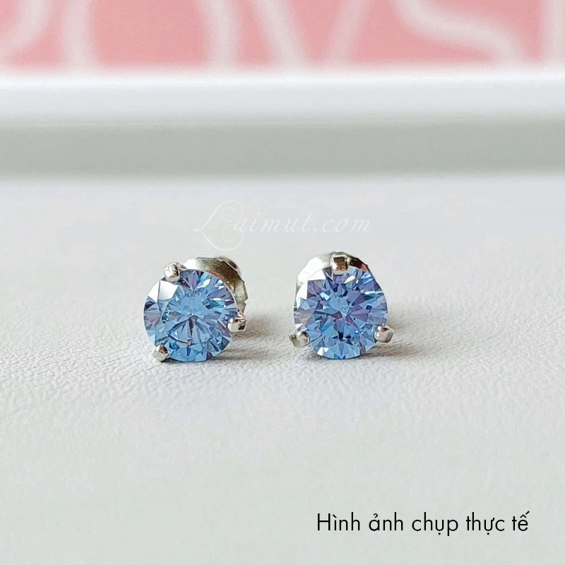 Bông Tai Swarovski Chính Hãng Solitaire Stud Earrings 5725002