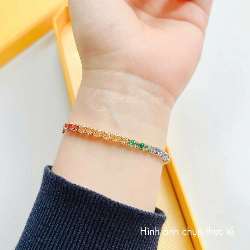 Vòng Tay Swarovski Chính Hãng Matrix Tennis Bracelet 5685691