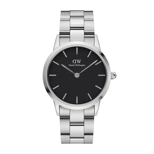 Đồng Hồ DW Chính Hãng Nam Nữ Iconic Link Silver Black