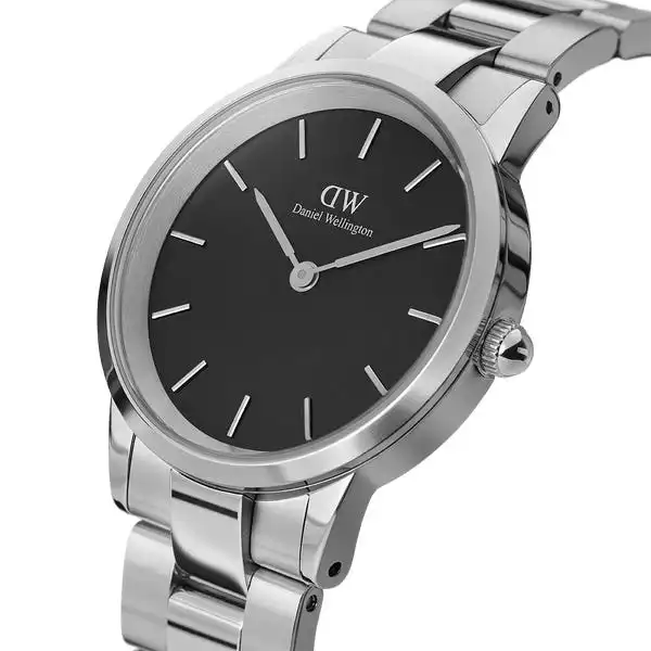 Đồng Hồ DW Chính Hãng Nam Nữ Iconic Link Silver Black