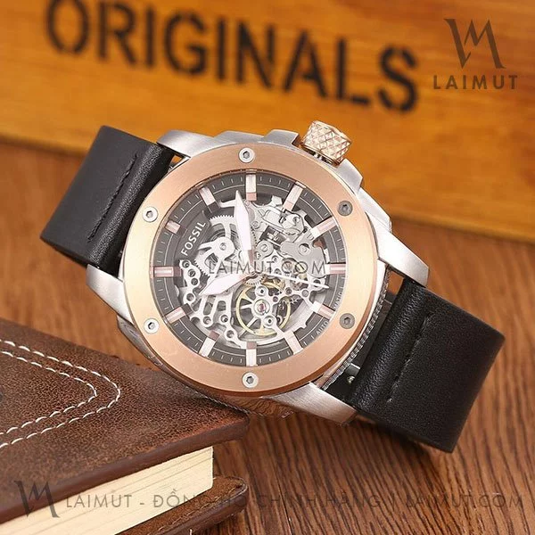 Đồng Hồ Chính Hãng Fossil Nam Modern Machine Automatic Skeleton Dial 45mm - Hình ảnh 2