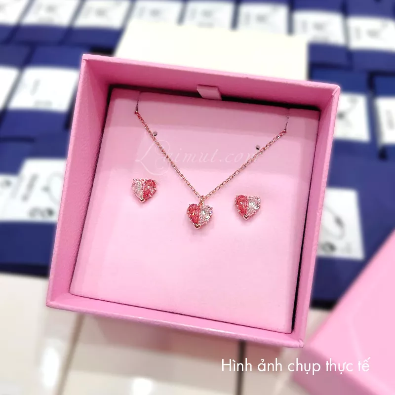 Bộ Trang Sức Swarovski Chính Hãng Heart Gema 520 Set 5653009