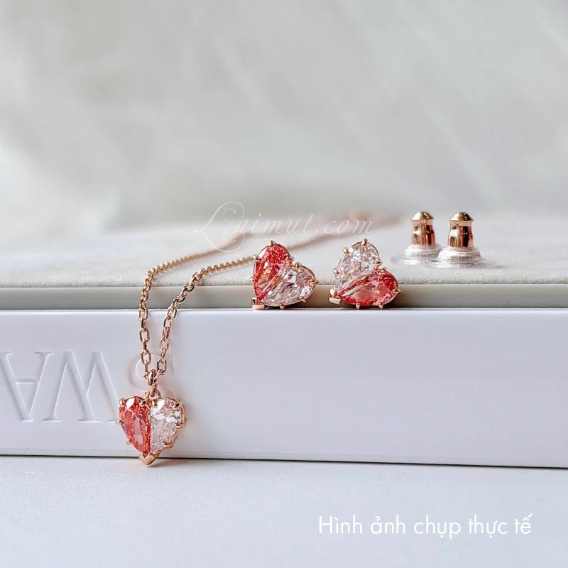 Bộ Trang Sức Swarovski Chính Hãng Heart Gema 520 Set 5653009