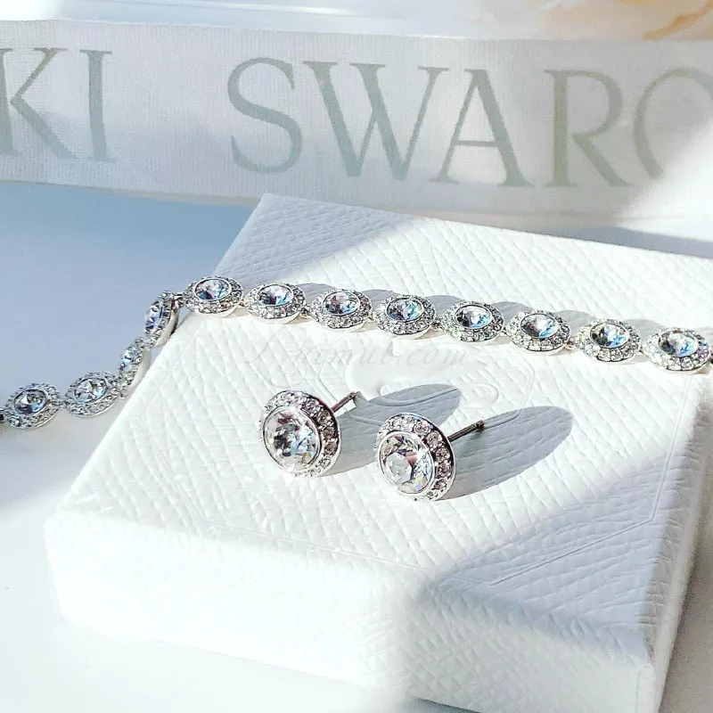 Bông Tai Swarovski Angelic Stud Earrings 1081942