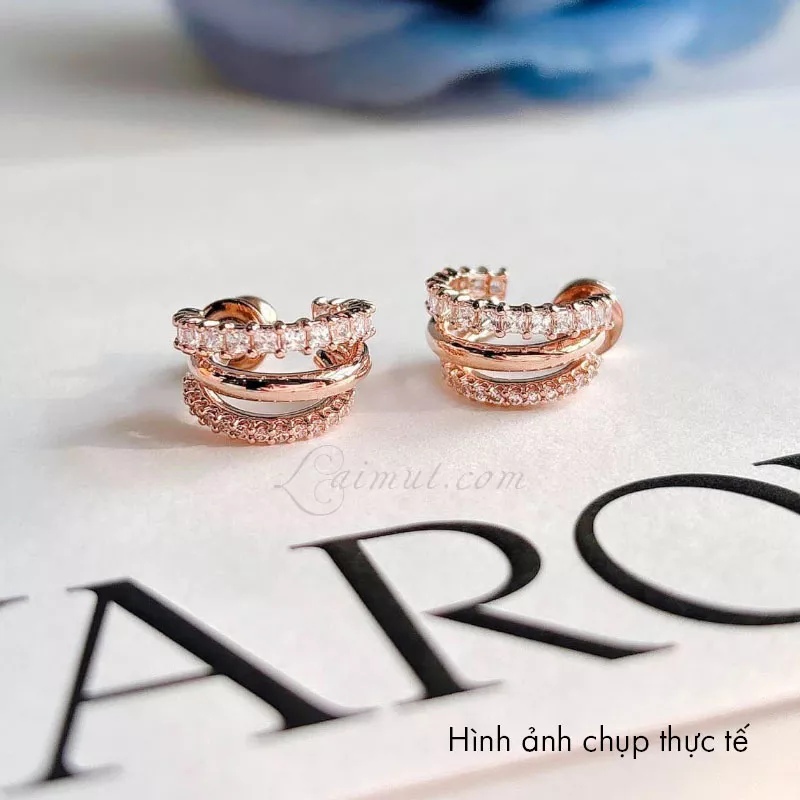 Hoa Tai Swarovski Chính Hãng Hyperbola Hoop Earrings 5701591 5698702