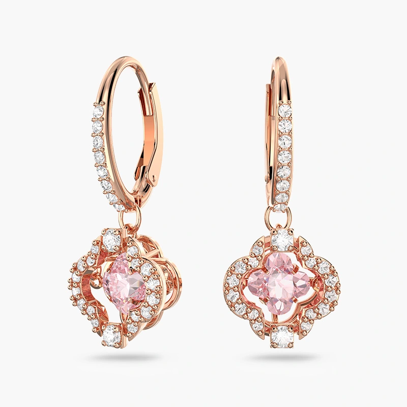 Bông Tai Swarovski Cỏ 4 Lá Sparkling Dance Drop Earrings 5516477