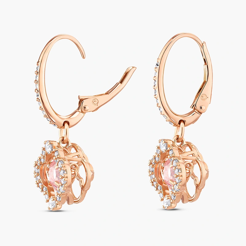 Bông Tai Swarovski Cỏ 4 Lá Sparkling Dance Drop Earrings 5516477