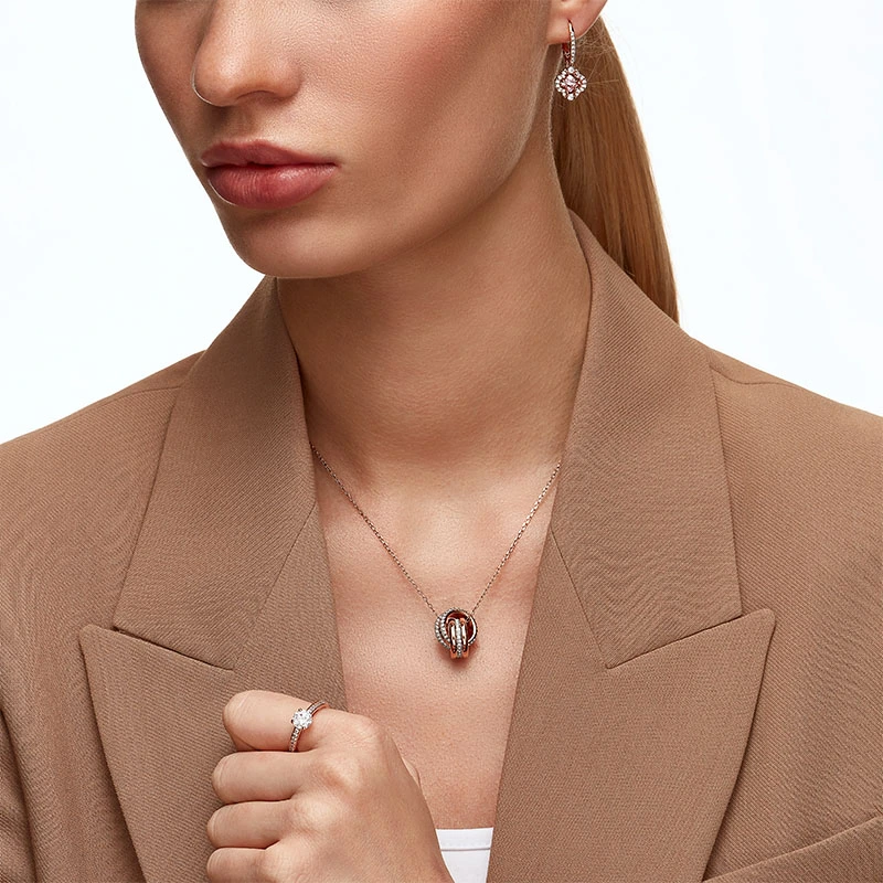 Bông Tai Swarovski Cỏ 4 Lá Sparkling Dance Drop Earrings 5516477