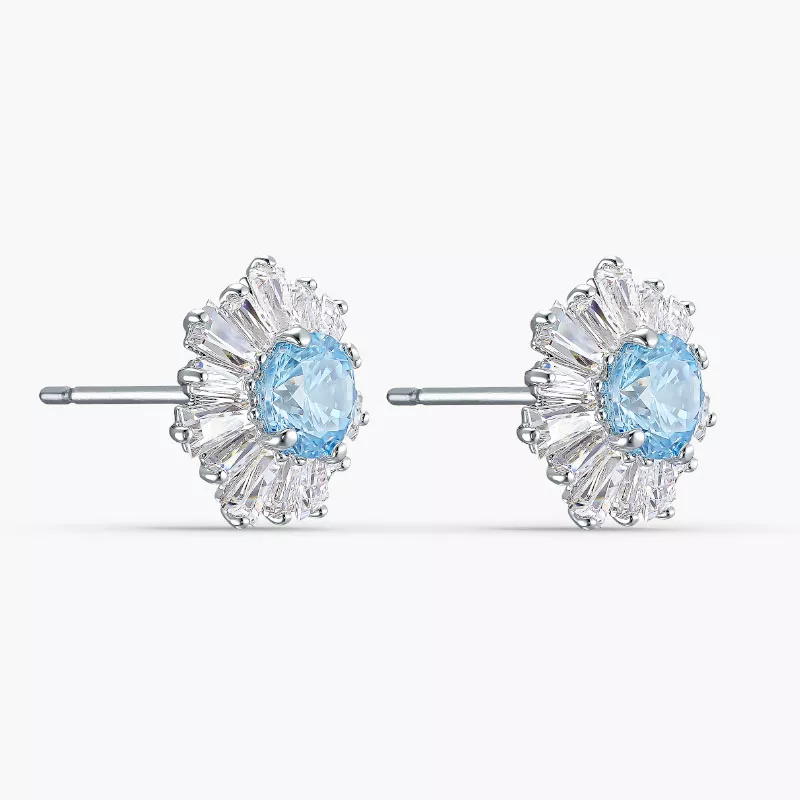 Bông Tai Swarovski Mặt Trời Chính Hãng Sunshine Pierced Earrings - Hình ảnh 3
