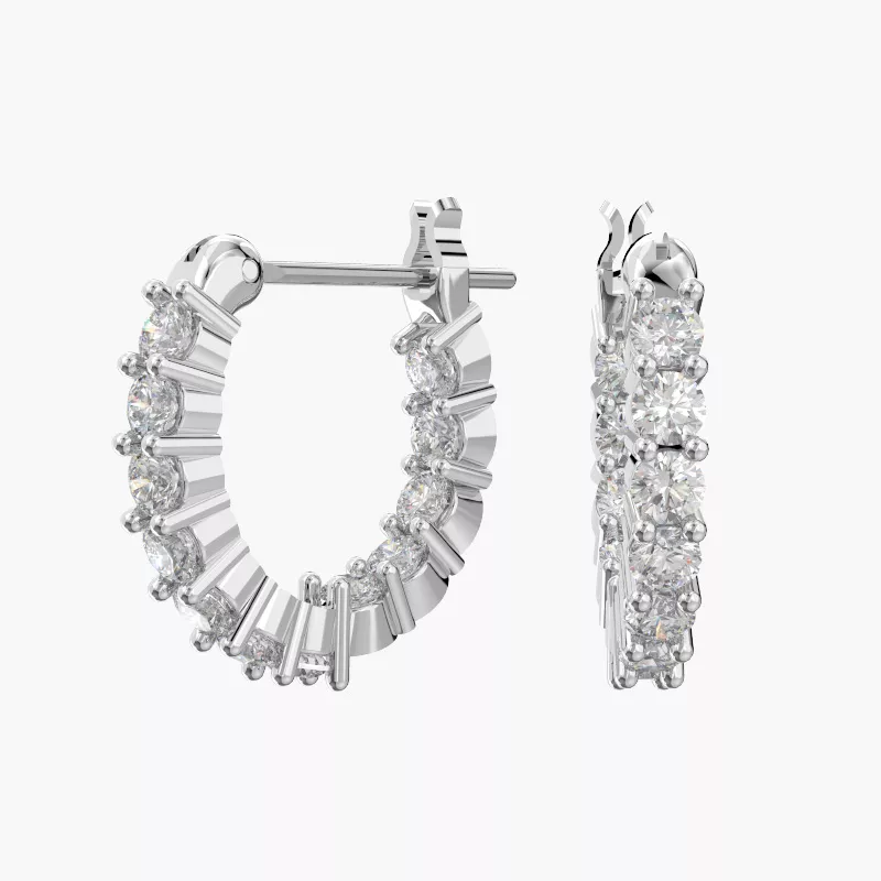 Hoa Tai Swarovski Chính Hãng Matrix Vittore Hoop Earrings 5562126 5633866
