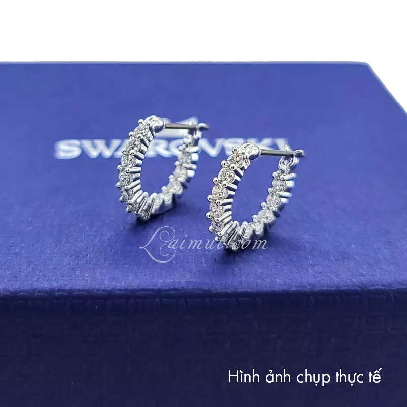 Hoa Tai Swarovski Chính Hãng Matrix Vittore Hoop Earrings 5562126 5633866