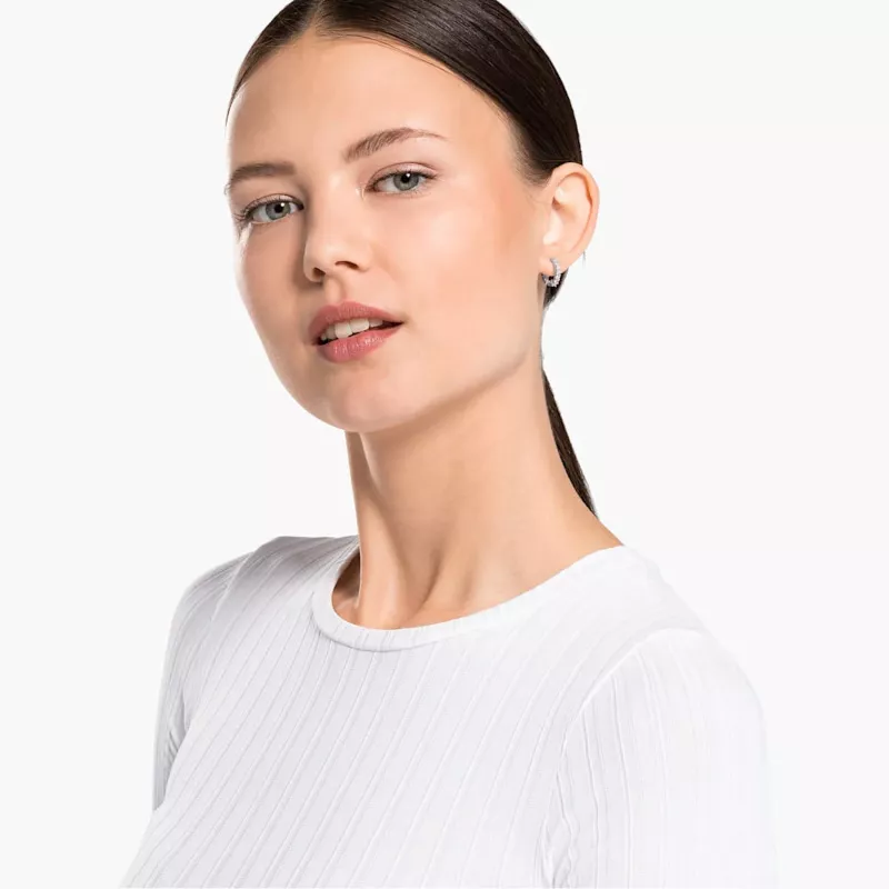 Hoa Tai Swarovski Chính Hãng Matrix Vittore Hoop Earrings 5562126 5633866