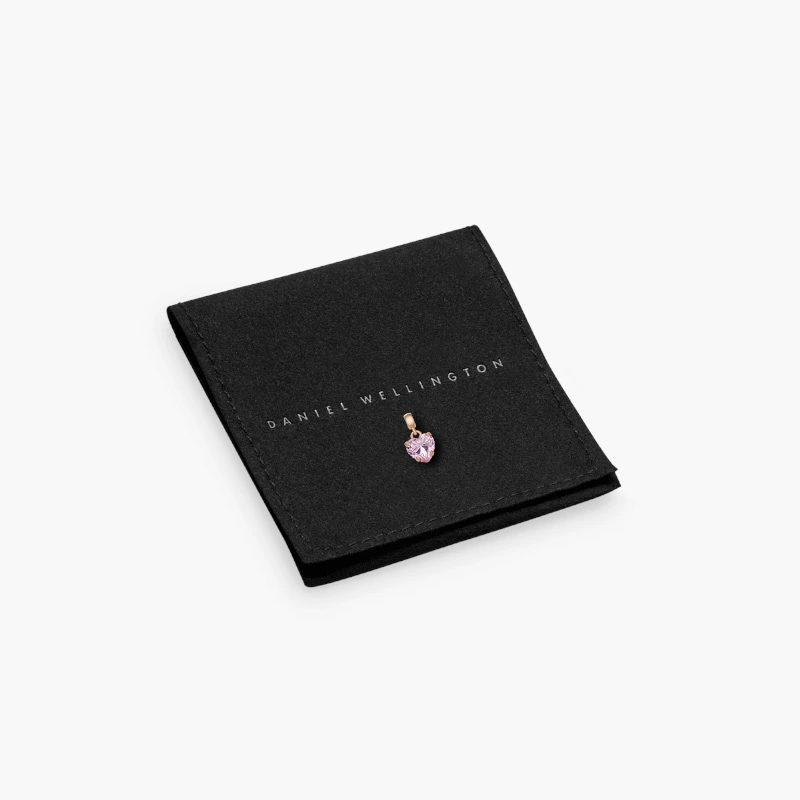 Charm Trái Tim Daniel Wellington Heart Pink Crystal DW00400425