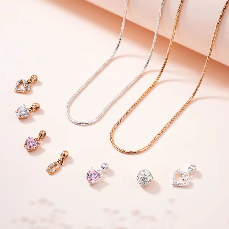 Charm Chữ Số 0-9 Daniel Wellington Crystal Number Charm, Vàng Hồng