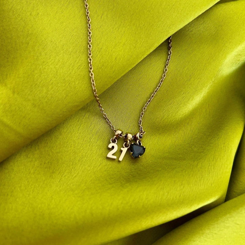 Charm Chữ Số 0-9 Daniel Wellington Crystal Number Charm, Vàng Hồng