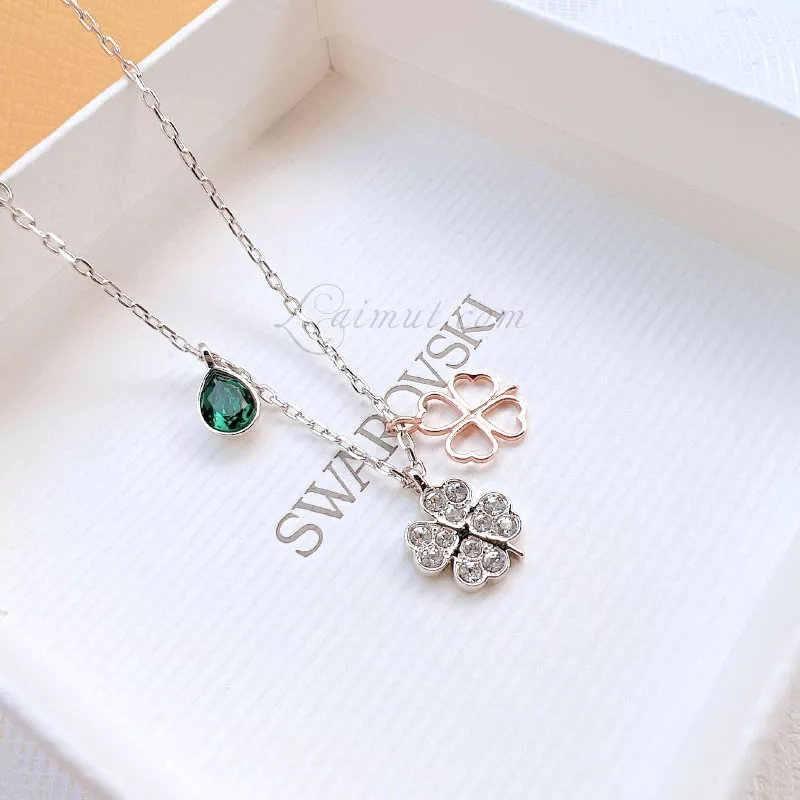 Dây Chuyền Swarovski Cỏ 4 Lá Clover Symbolic Pendant 5535554