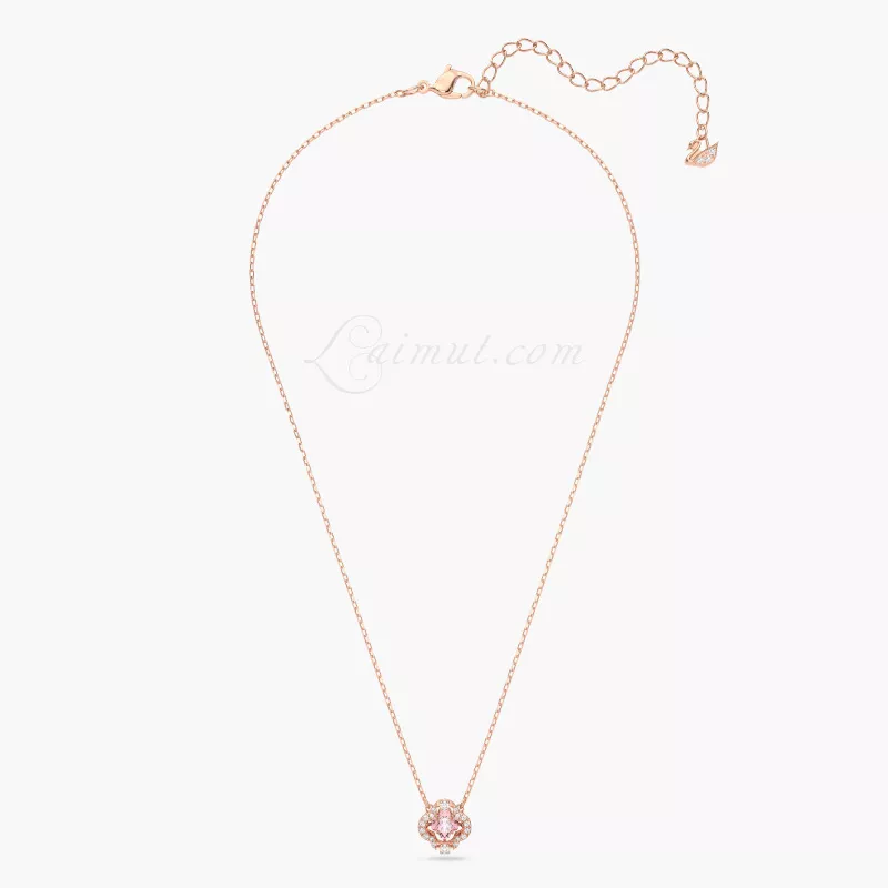 Dây Chuyền Swarovski Cỏ 4 Lá Đá Nhảy Chính Hãng Sparkling Dance Necklace - Hình ảnh 4