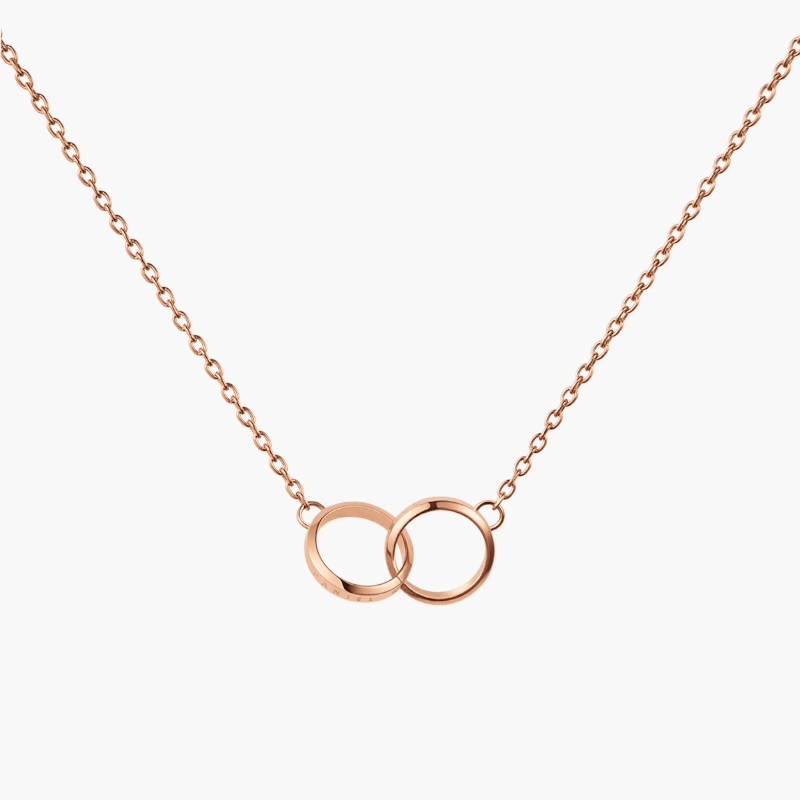 Dây Chuyền Daniel Wellington Elan Unity Necklace DW00400166 Rose Gold, Vàng Hồng