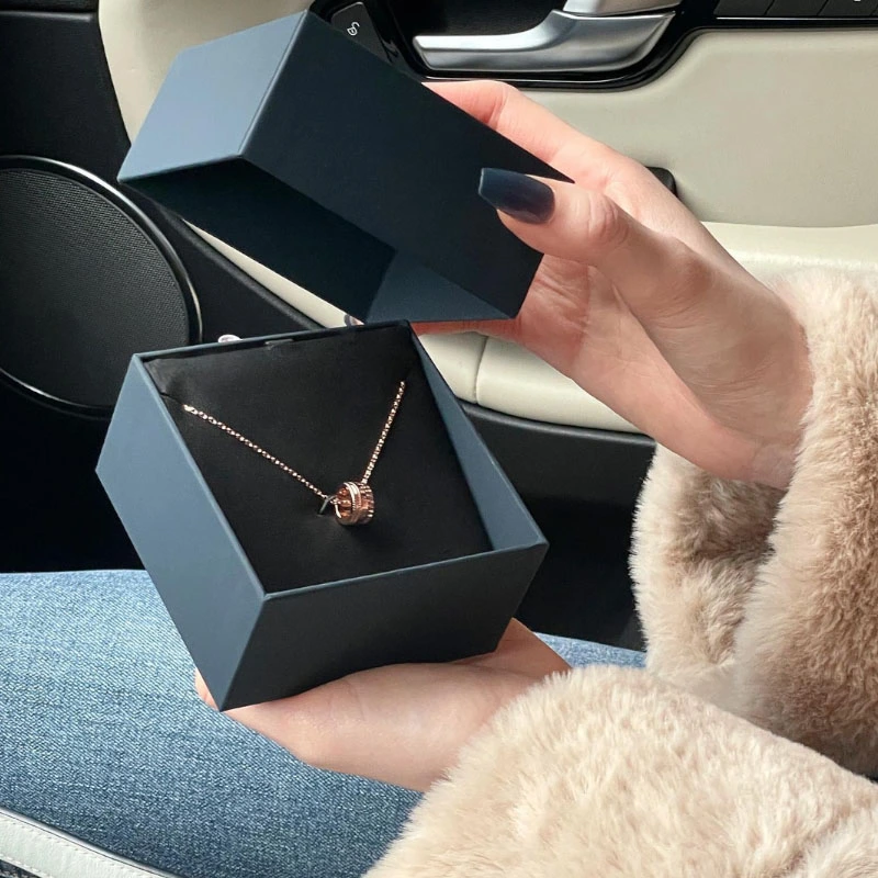 Dây Chuyền Daniel Wellington Elevation Necklace DW00400194 Rose Gold, Vàng Hồng