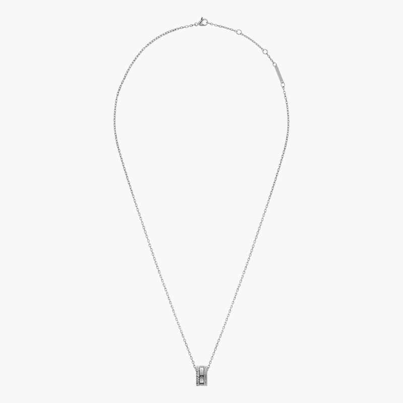 Dây Chuyền Daniel Wellington Chính Hãng Elevation DW00400195 Silver, Bạc
