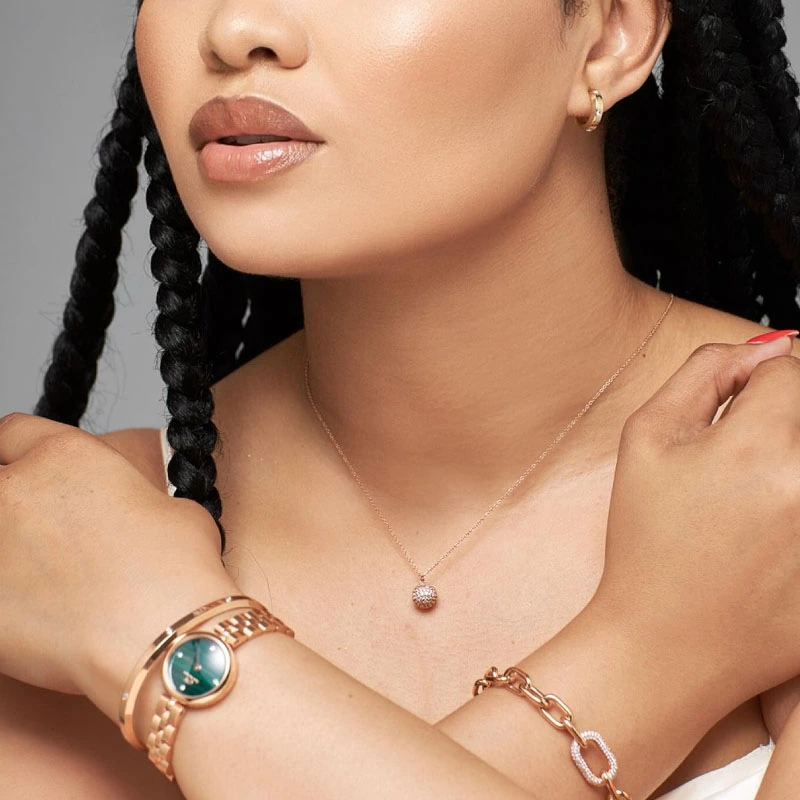 Dây Chuyền Daniel Wellington Chính Hãng DW00400625 Pavé Crystal Pendant Necklace