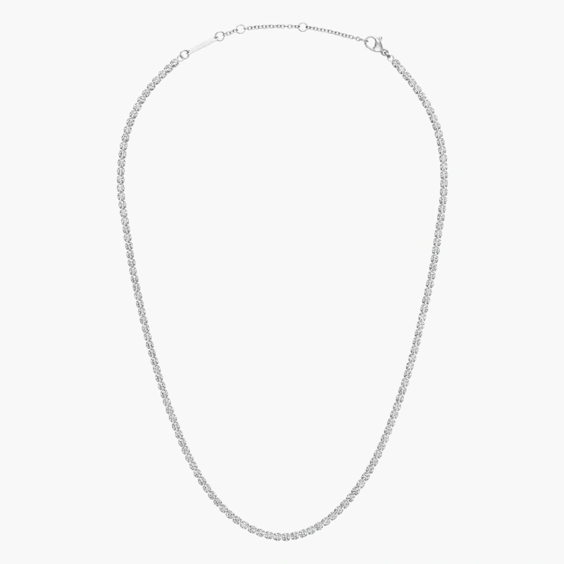 Vòng Cổ Daniel Wellington Chính Hãng Lumine DW00400389 Silver, Bạc