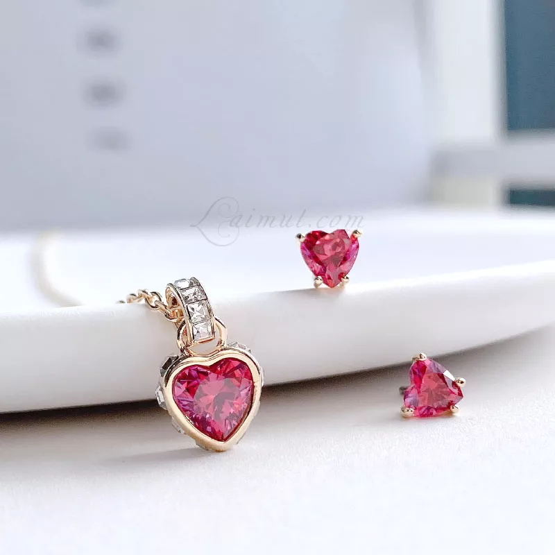 Dây Chuyền Swarovski Trái Tim Heart Stilla Pendant 5648750