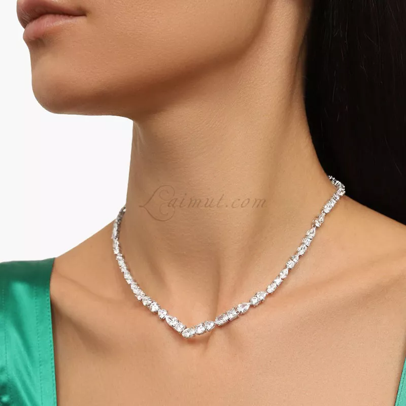 Vòng Cổ Swarovski Chính Hãng Mixed Cuts Mesmera Necklace 5665242 My Demon