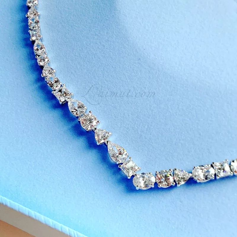 Vòng Cổ Swarovski Chính Hãng Mixed Cuts Mesmera Necklace (Phim My Demon) - Hình ảnh 5