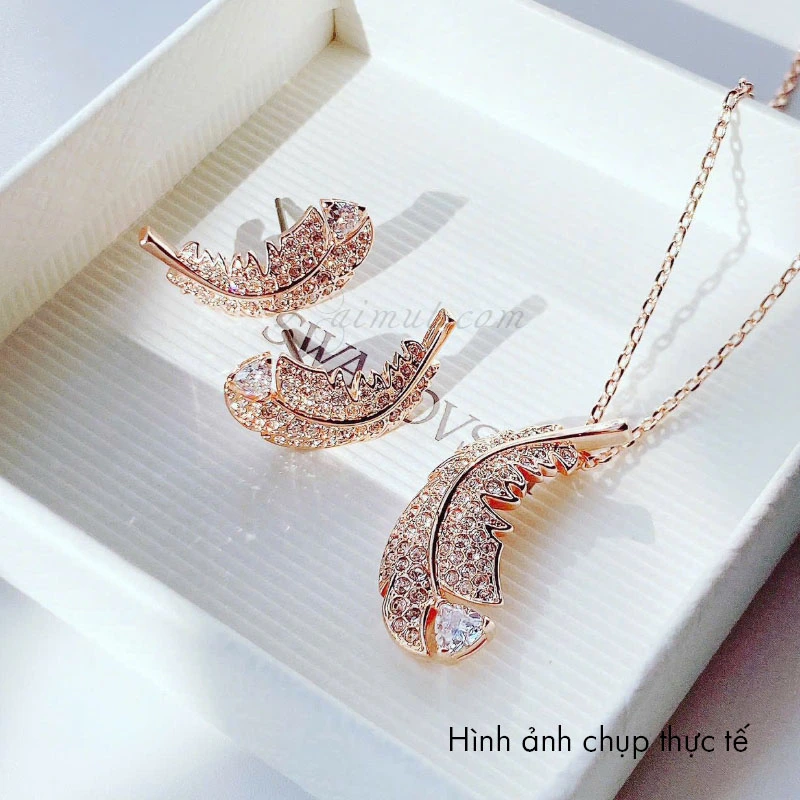 Dây Chuyền Swarovski Lông Vũ Nice Pendant 5663483