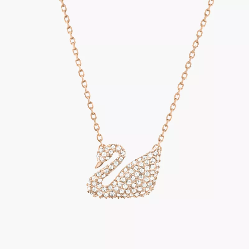 Dây Chuyền Swarovski Thiên Nga Rose Gold Swan Necklace 5121597