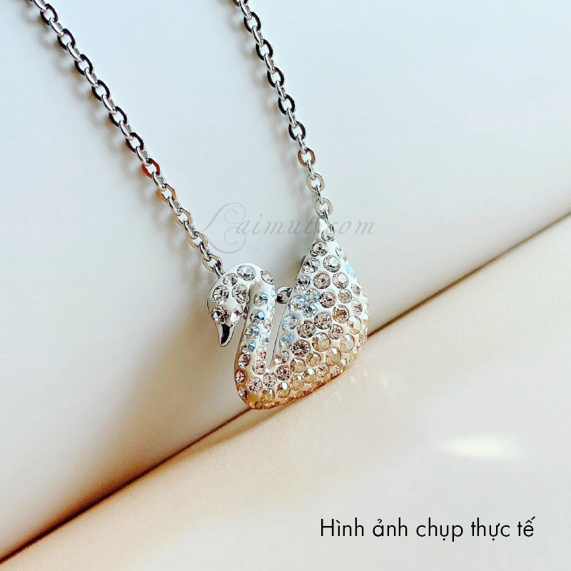 Dây Chuyền Swarovski Thiên Nga Ombre Swan Pendant 5215038