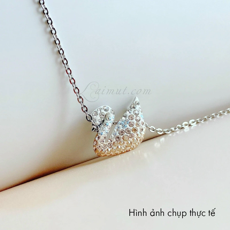 Dây Chuyền Swarovski Thiên Nga Ombre Swan Pendant 5215038