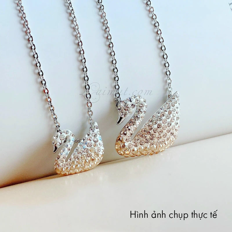 Dây Chuyền Swarovski Thiên Nga Ombre Swan Pendant 5215038
