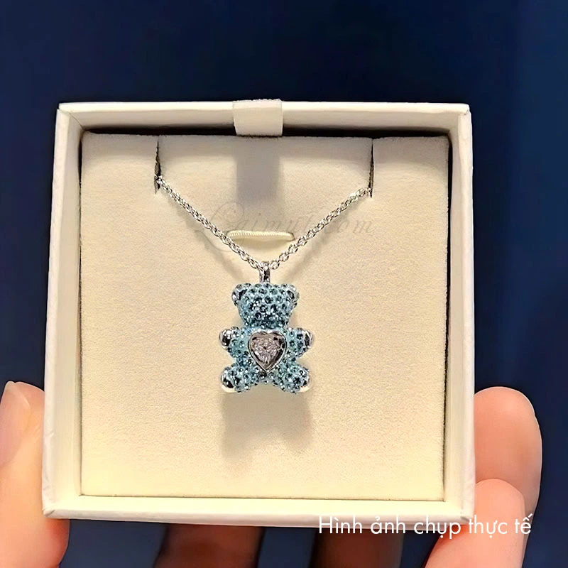 Dây Chuyền Swarovski Gấu Chính Hãng Teddy pendant 5737620