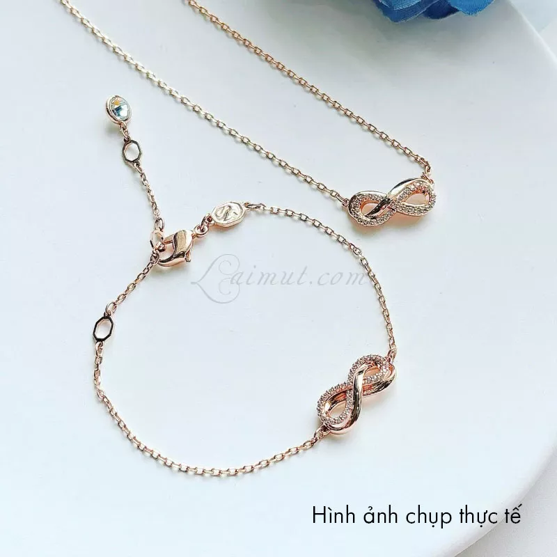Dây Chuyền Swarovski Tình Yêu Infinity Hyperbola Pendant 5684084