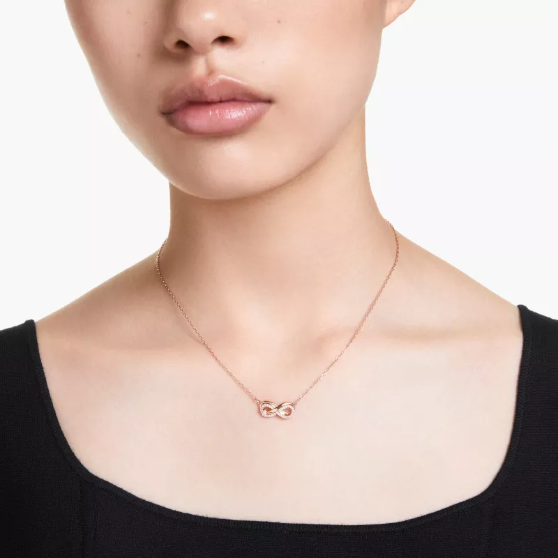 Dây Chuyền Swarovski Tình Yêu Infinity Hyperbola Pendant 5684084