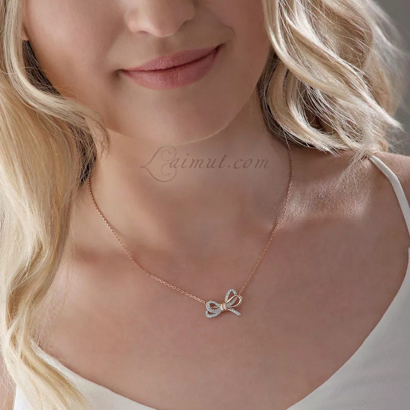 Dây Chuyền Swarovski Nơ Chính Hãng Lifelong Bow Pendant 5440636