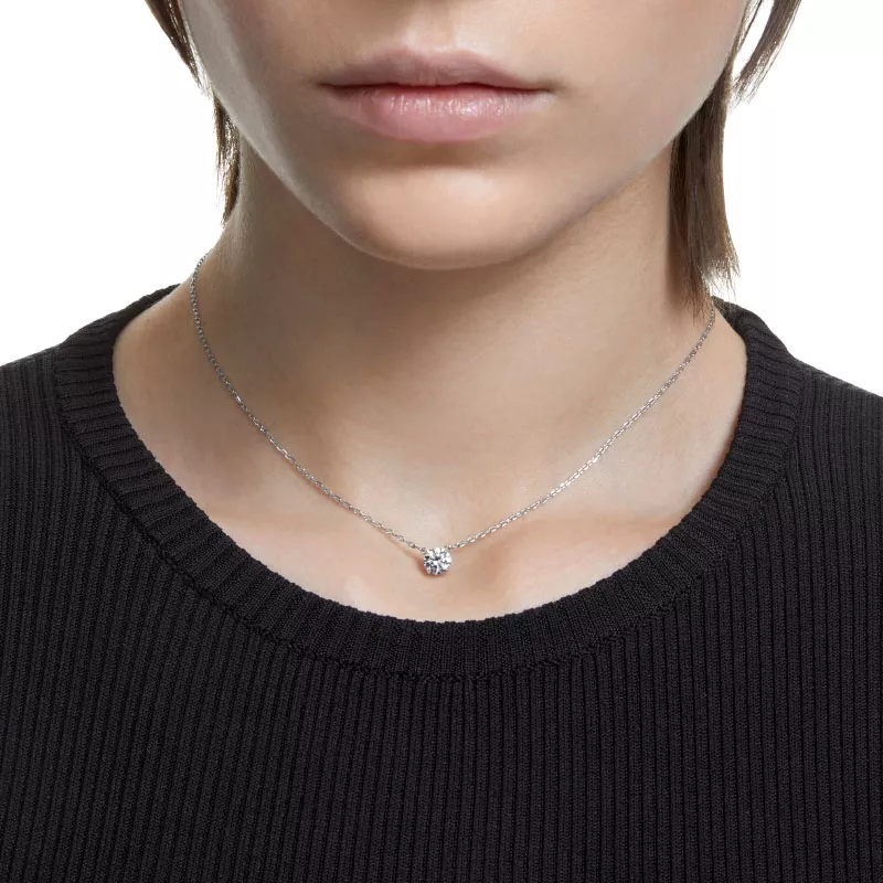 Dây Chuyền Swarovski Round Cut Stilla Attract Necklace 5408442