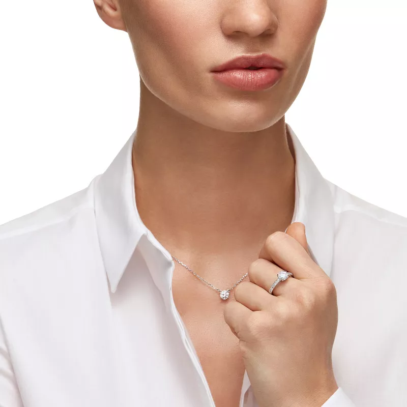 Dây Chuyền Swarovski Round Cut Stilla Attract Necklace 5408442
