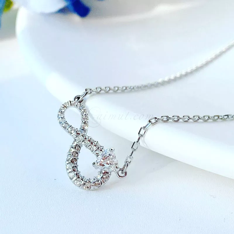 Dây Chuyền Swarovski Tình Yêu Vĩnh Cửu Infinity Necklace 5520576