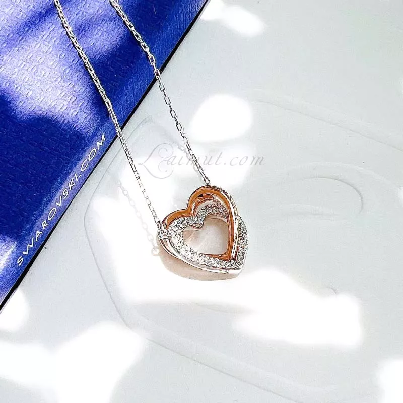 Dây Chuyền Swarovski Trái Tim Vĩnh Cửu Infinity Heart Necklace 5518868