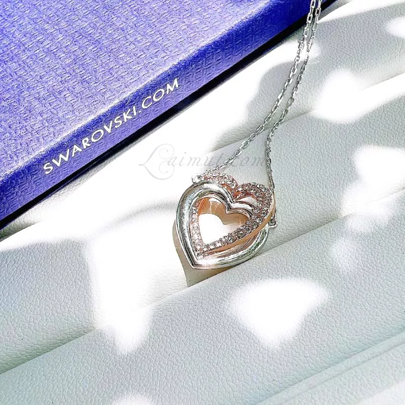 Dây Chuyền Swarovski Trái Tim Vĩnh Cửu Infinity Heart Necklace 5518868