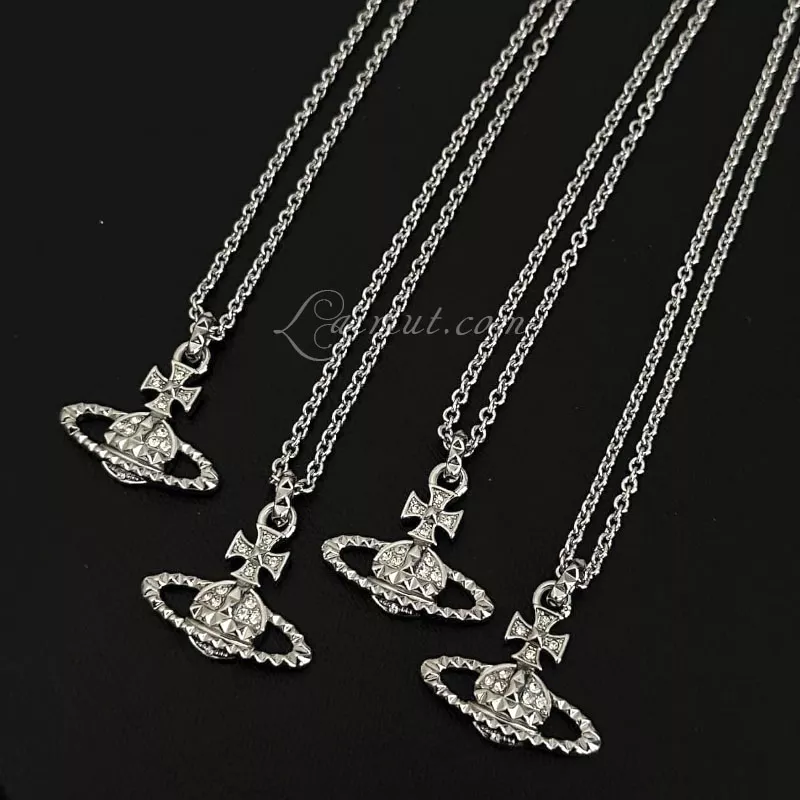 Dây Chuyền Vivienne Westwood Chính Hãng Mayfair Bas Relief Pendant Necklace - Hình ảnh 3