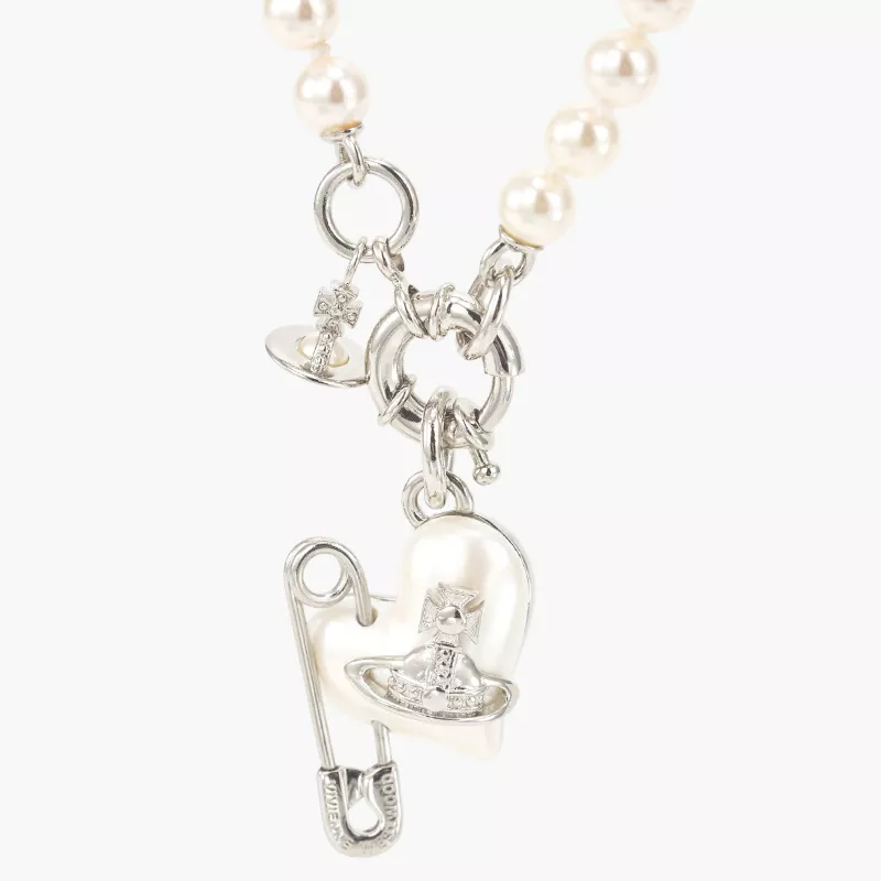 Vòng cổ Vivienne Westwood chính hãng Orietta Pearl Necklace 6301011B02P103P103