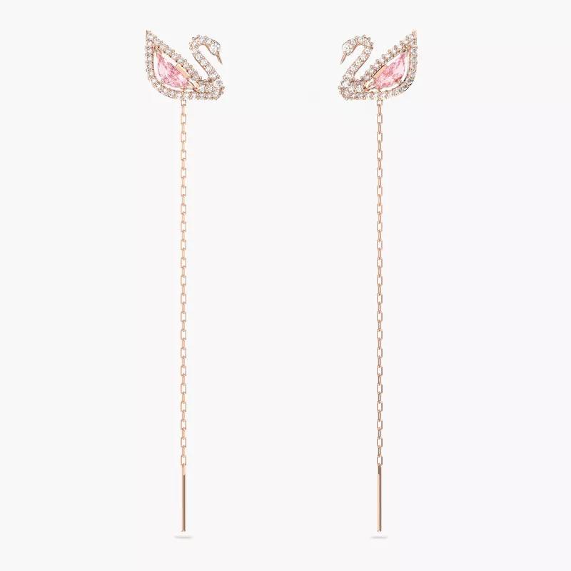 Khuyên Tai Thiên Nga Swarovski Dazzling Swan Drop Earrings 5469990