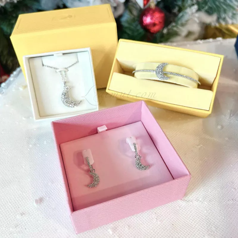 Khuyên Tai Swarovski Mặt Trăng Moon Luna Drop Earrings 5666157
