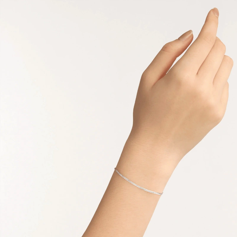 Lắc Tay Daniel Wellington Chính Hãng Flat Chain DW00400540