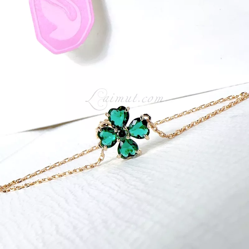 Lắc Tay Swarovski Cỏ 4 Lá Clover Idyllia Bracelet 5666585