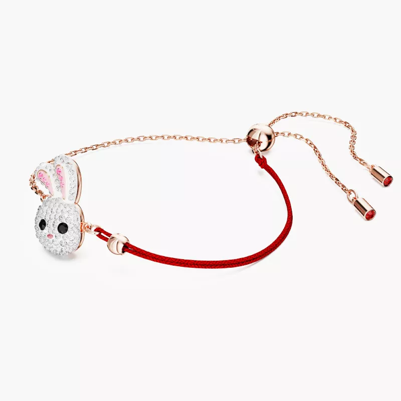 Lắc Tay Swarovski Thỏ Ngọc Zodiac Rabbit Bracelet - Hình ảnh 2